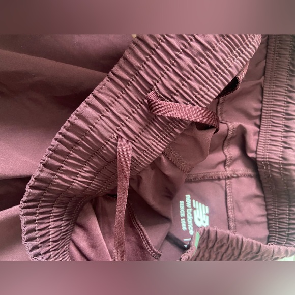 New Balance Women's Burgundy Running Shorts - Picture 4 of 4